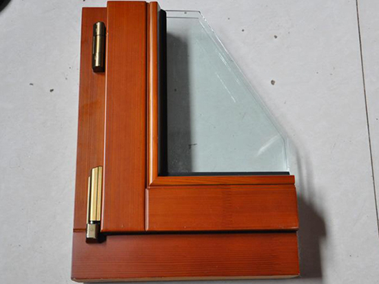 铝包木门窗样品